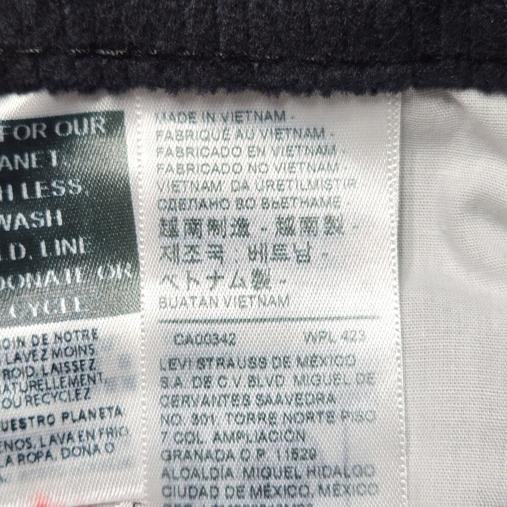 Levis 721 Jeans Womens 33x30 Black High Rise Skinny Corduroy‎ Stretch Dark Wash - Picture 16 of 16